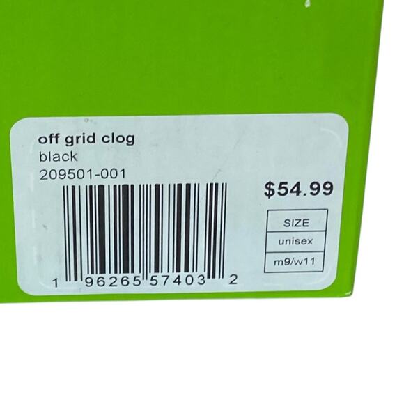 Crocs Off Grid Clog Black - Men's/Women's Size 9/11 - Picture 7 of 8